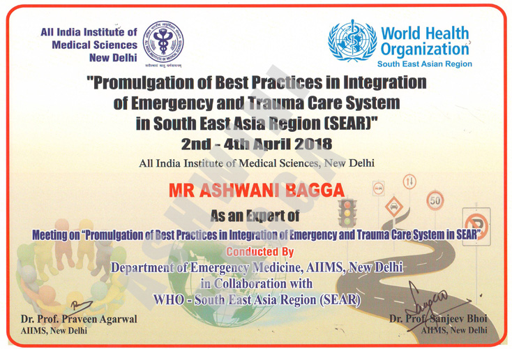 Promulgating Best Practices in Integration of Emergency and Trauma Care System in South East Asia